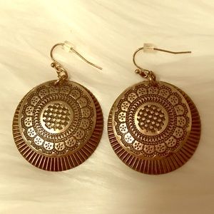Gold Dangle Earrings